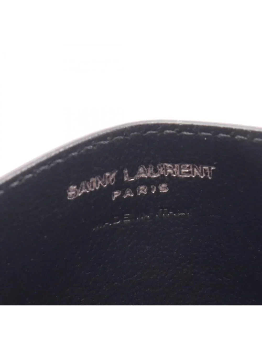 Saint Laurent Paris Card Case Cassandra Leather